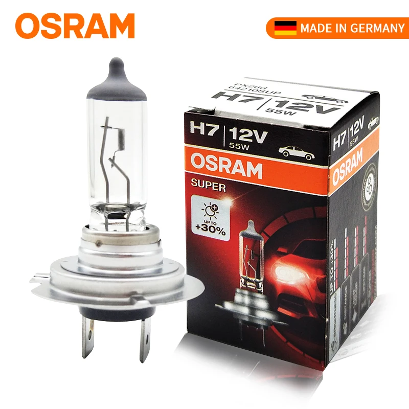 Osram Автомобильная фара H7 галогенная лампа H4 Лампа 12 В для Excelle Lavida Buick GL8 Chevrolet Cruz Ford