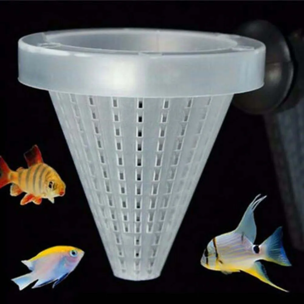 Аквариум Корм для аквариумных рыбок корзина коническая кормушка конический