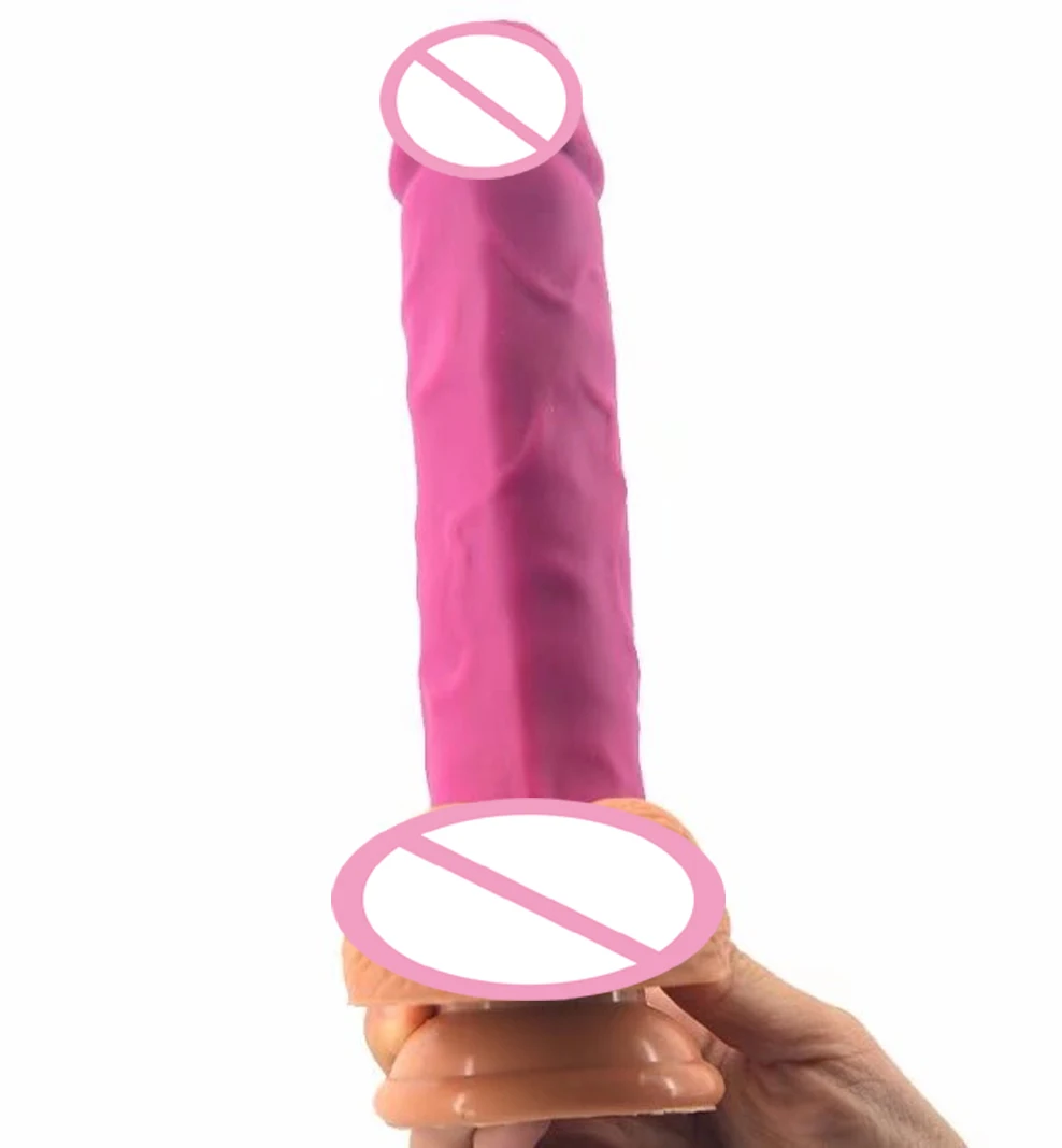 Реалистичный фаллоимитатор силиконовый большой пенис интимные игрушки для