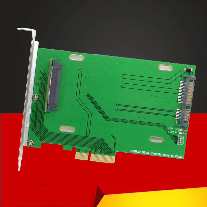 Плата расширения QINDIAN PCIE 3 0x4 Lane к стандарту U.2 U2 адаптер хоста для материнской
