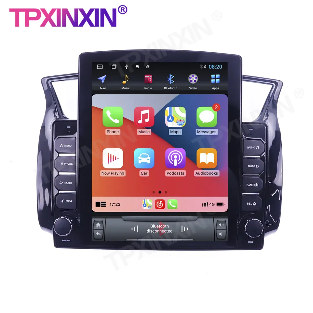 구매 테슬라 스크린 닛산 실피 2012-2016 차량 안드로이드 6 + 128G 무선 카플레이 스테레오 수신기 6 + 128G, 자동차 라디오 플레이어 라디오 IPS