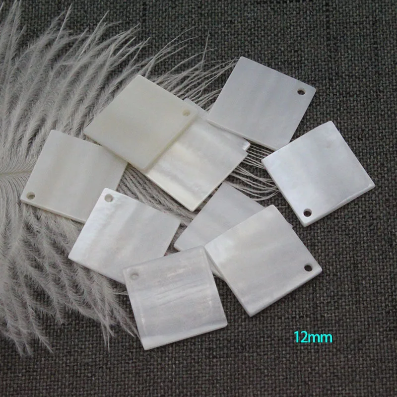 5 звёзд натуральная пресноводная ракушка квадратная подвеска изготовление