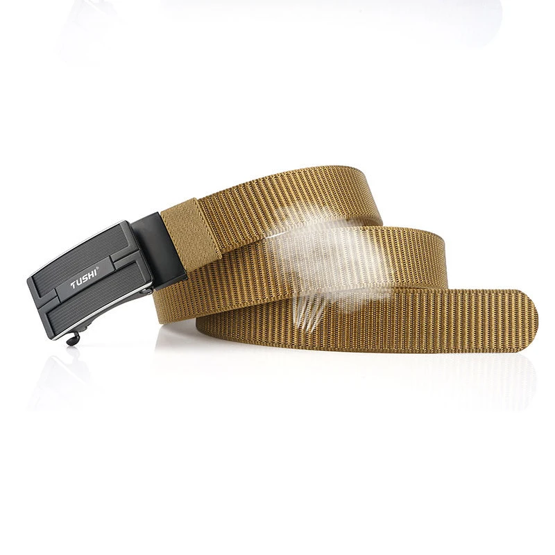 Мужской тканевый ремень MEDYLA нейлоновый военный армейский с металлической