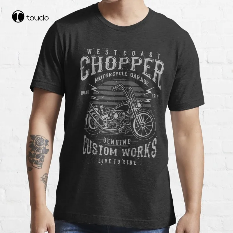 

California Chopper | West Coast Chopper | Motorcycles T-Shirt Cotton Tee Shirt