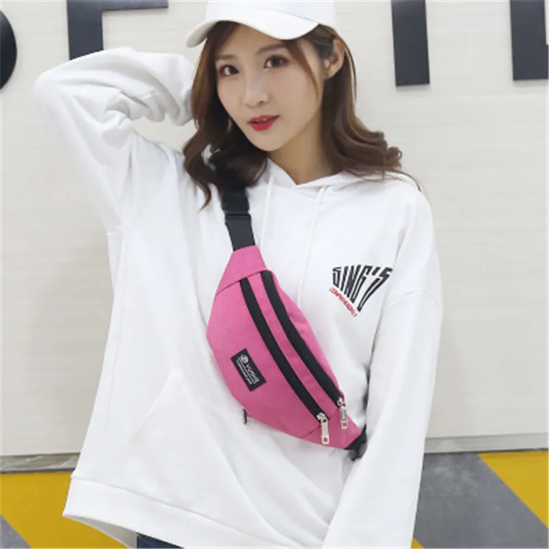 

Dropship Waist Bag Female Belt New Brand Fashion Waterproof Chest Handbag Unisex Fanny Pack Ladies Waist Pack Belly Bags Purse