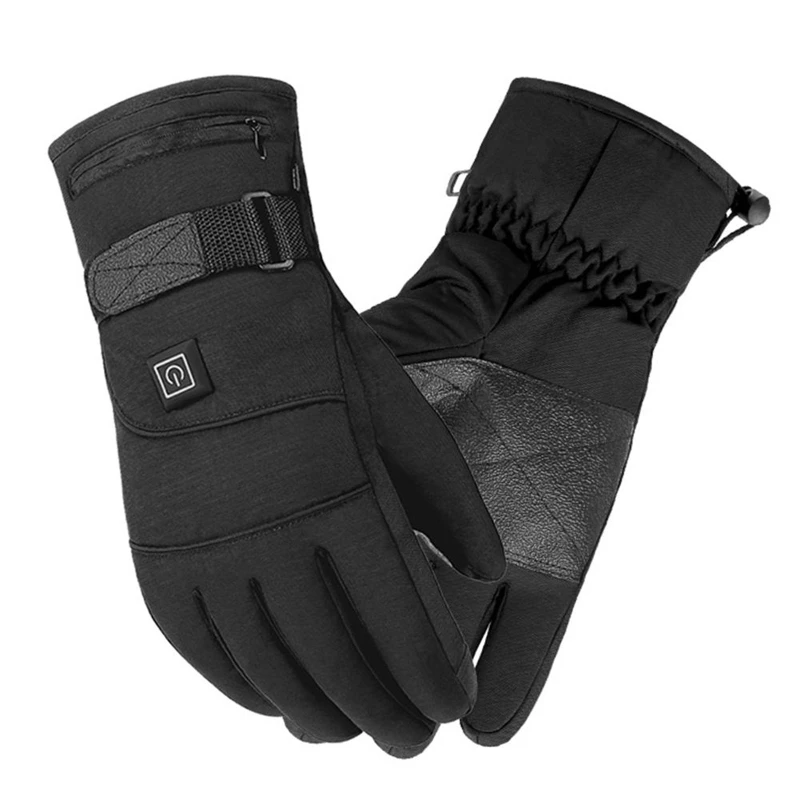 

Unisex Winter Warm Electric Heated Gloves Waterproof Adjustable Temperature Outdoor Ski Motorcycle Touch Screen Mittens