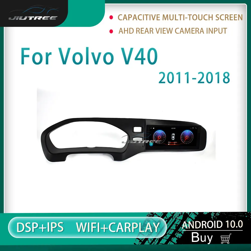 

2 din android autoradio for Volvo V40 2011-2018 HD touch screen multimedia DVD player Stereo head unit with AHD Camera Carplay