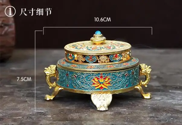 

Alloy Coil Incense Burner Creative Incense Holder Aromatherapy Furnace Home Room Decor Crafts Ornaments