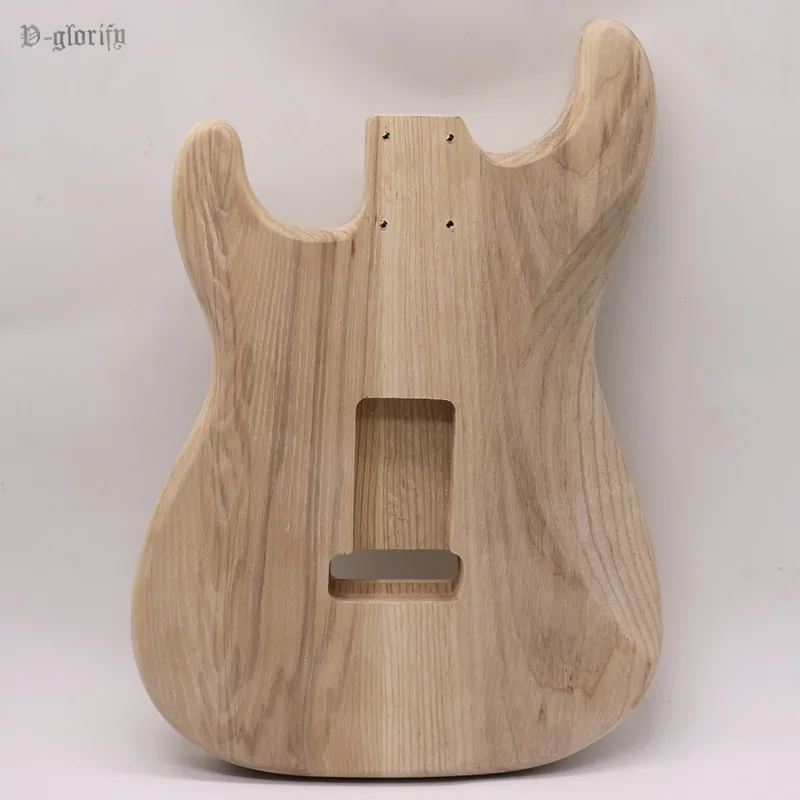 Хорошее качество floyd rose white ashwood ST электрогитара корпус