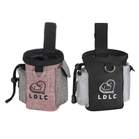 new dog treat pouch drawstring carries pet toys food poop bag pouch pet hands free training waist bag pet product dog supplier