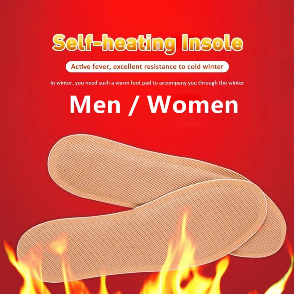 

12 Hours Heated Shoe Insoles Feet Warm Sock Pad Mat Electrically Heating Insoles Self-Heating Breathable Thermal Insoles Unisex