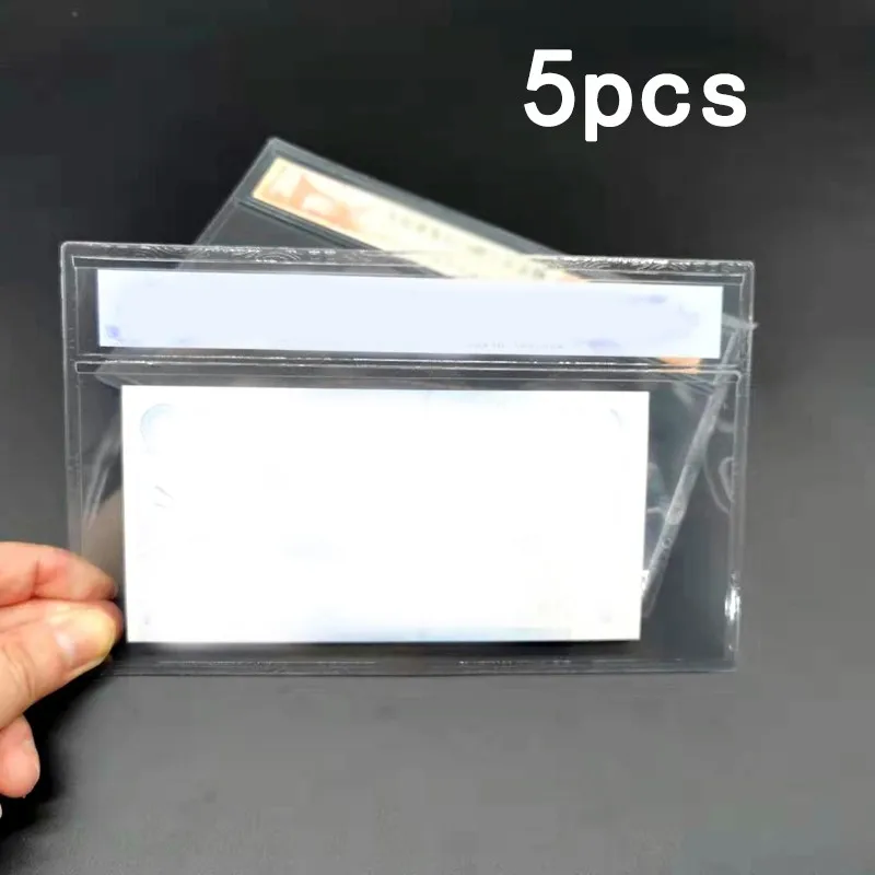 

10Pcs Money Banknote Paper Money Album Page Collecting Holder Sleeves Loose Leaf Sheet Album Protection Storage Case Collection