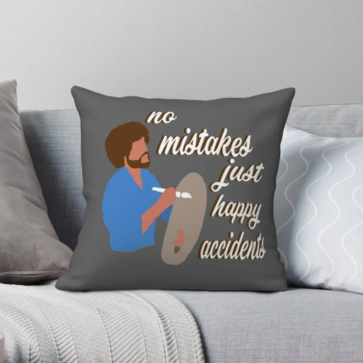 

Счастливые несчастные случаи, квадратная наволочка, полиэстер, лен, бархат, молния, Декор, Фотофон