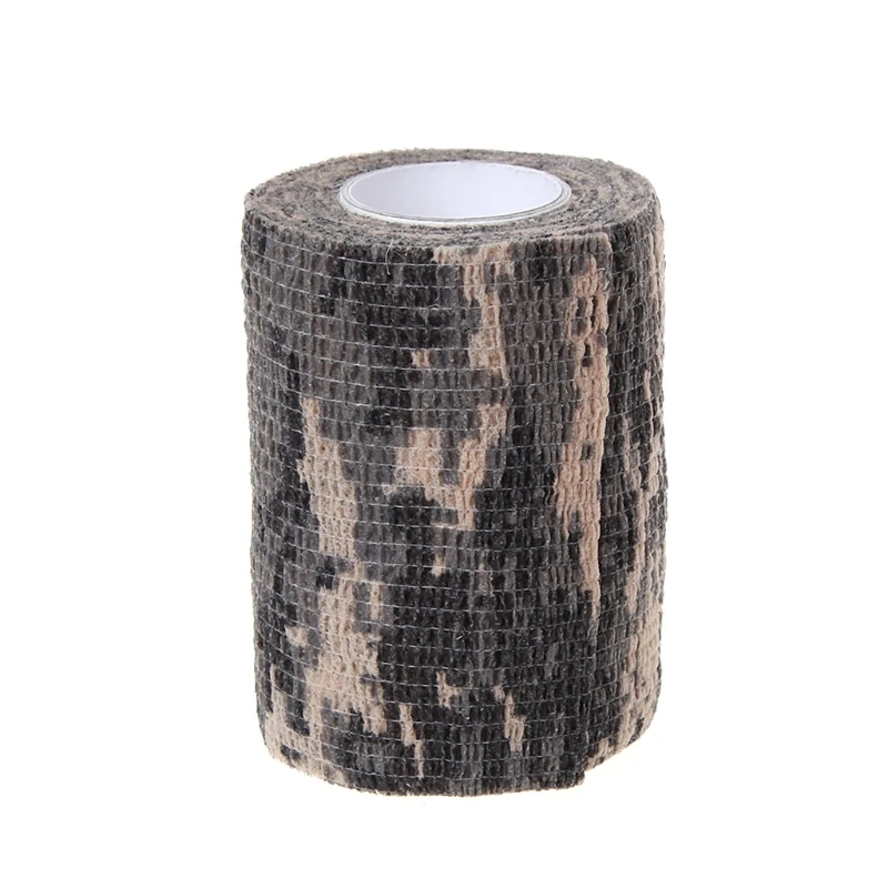 

7.5cmX4.5m Army Camo Tape Hunting Shooting Military Elastic Stealth Wrap Bandage X5XC