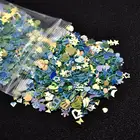 10 гупак. сверкающих заполнения Mix Морская звезда оболочки блесток с блестящим декором в виде сердец наполнитель для DIY эпоксидная УФ-смола для изготовления ювелирных изделий украшения свадебные принадлежности