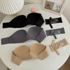 Женский бюстгальтер без бретелек, бесшовный сексуальный бюстгальтер пуш-ап с открытой спиной, нижнее белье без бретелек, нижнее белье