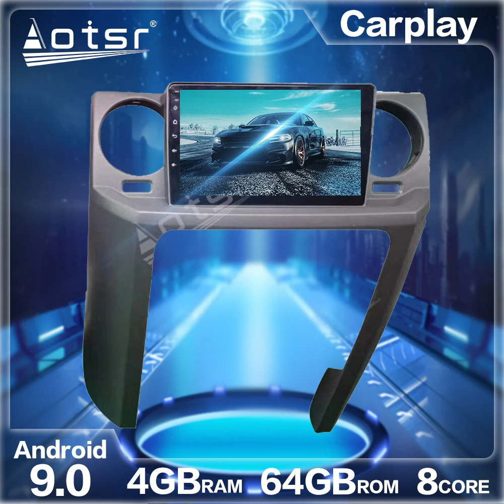 Автомобильный радиоплеер Aotsr Android 9 0 4 + 64 ГБ GPS-навигация Carplay для Land Rover Discovery 3 LR3