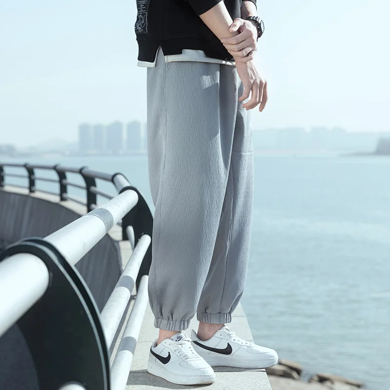 

Joggers Cargo Pants Men Casual Harajuku Hip Hop Streetwear Sportswear Man Elastic Waist Sweatpants Male Korean Style Trousers