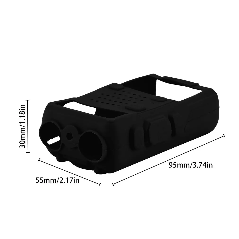 

Silicone Rubber Cover Walkie Talkie Protection Cover Shell for UV-5R Two Way Radio F8+ UV 5R UV-5RE DM-5R