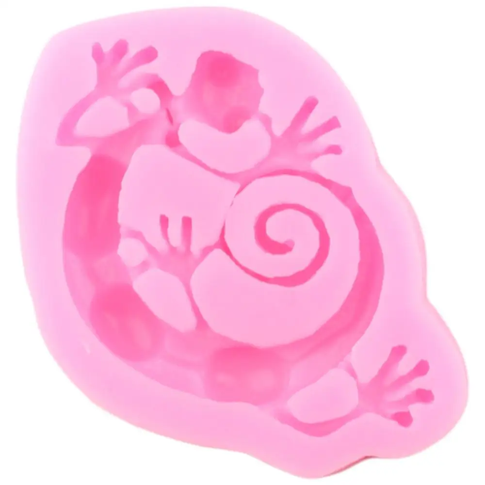 Силиконовые формы Gecko в виде ящерицы помадки инструменты для украшения детского