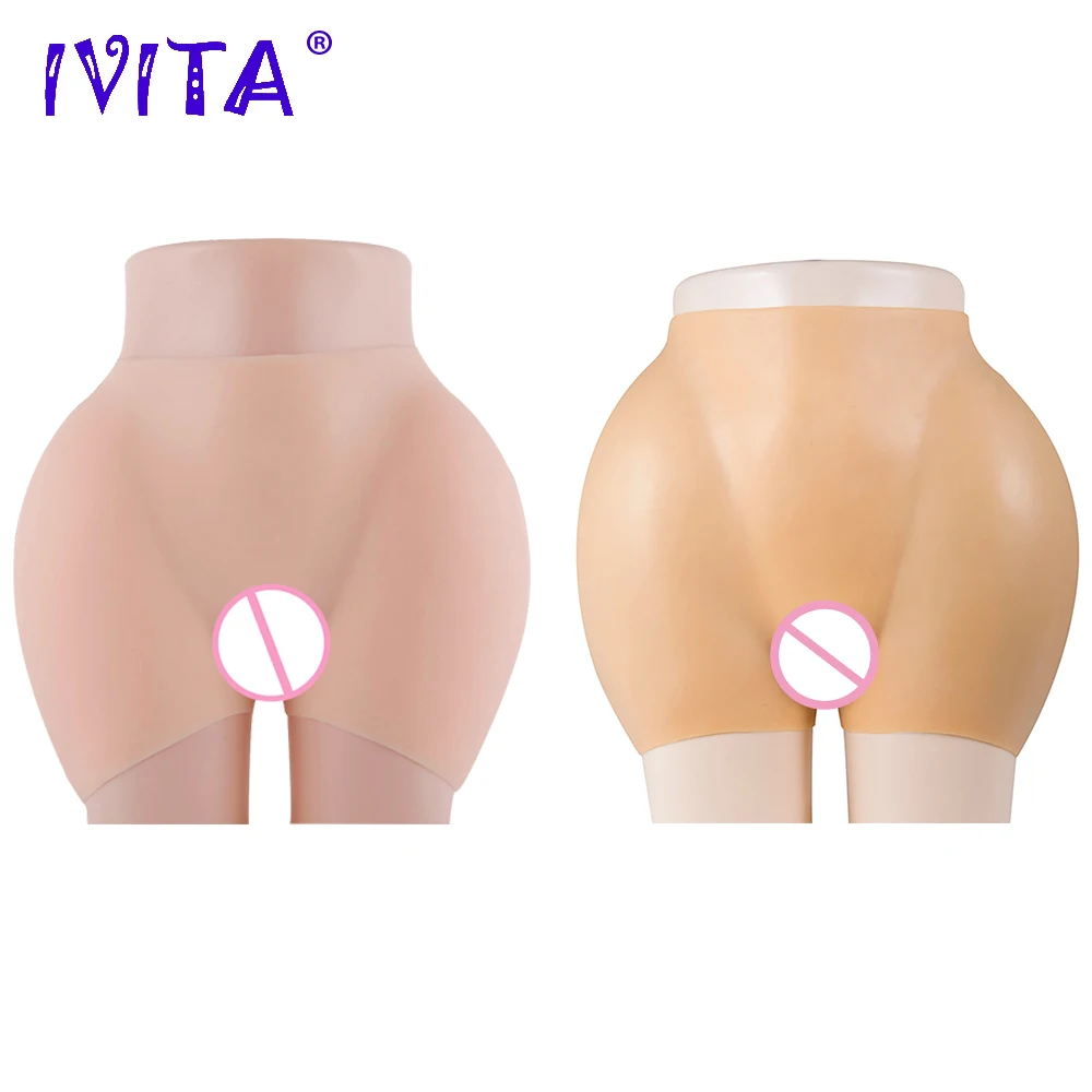 

IVITA Artificial Silicone Fake Vagina Underwear Shorts Panties for Crossdresser Transgender Shemale Drag Queen Buttock Enhancer