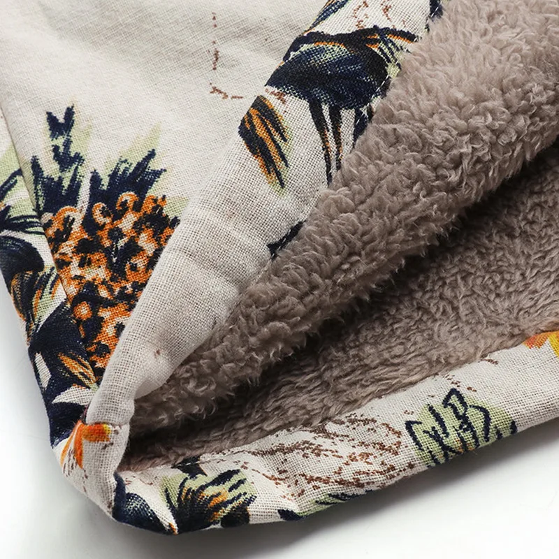 Vertvie Женское зимнее пальто свободное с цветочным принтом капюшоном верхняя