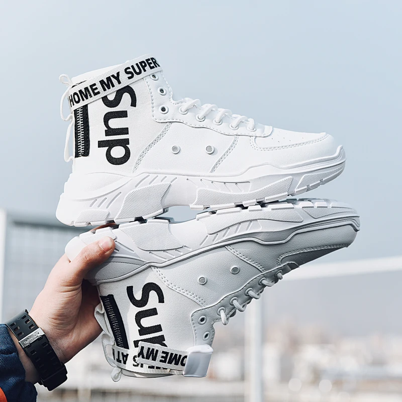 NIKEzi мужские высокие винтажные классические лоферы в форме сетки удобные