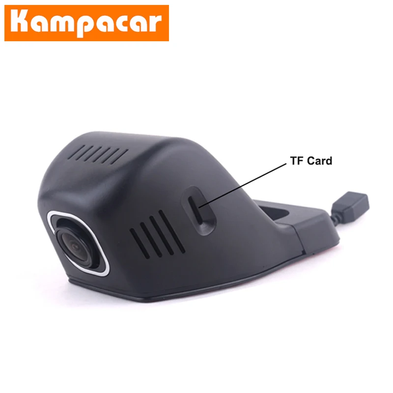Kampacar автомобильный Wifi DVR Dash камеры мини Dashcam 2 видео регистратор Wifi двойной объектив передний и задний вид авто видеорегистраторы 24H парковка
