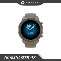 global version amazfit gtr 47mm smart watch 5atm new smartwatch 24 days battery music control for android ios phone