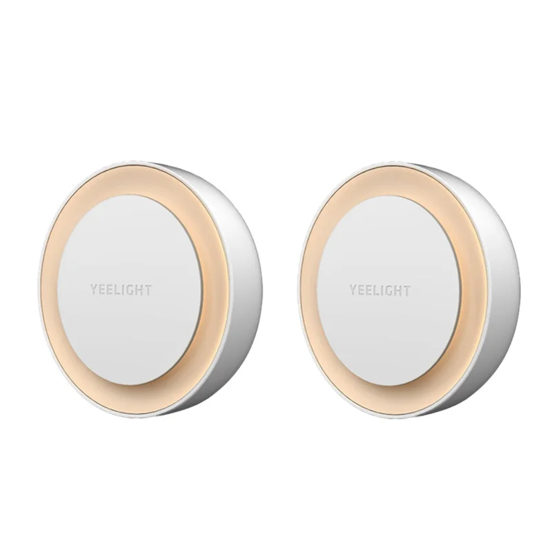 2 PCS Mi jia Yeelight светодиодный ночной индукционный светильник с управлением светом светодиодный датчик света для спальни коридора Xiao mi инфракрасная Ночная лампа - Испускаемый цвет: 2 PCS