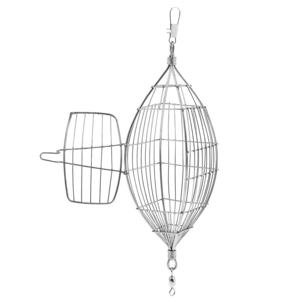 Рыболовная клетка из нержавеющей стали Проволочная для приманки рыболовная