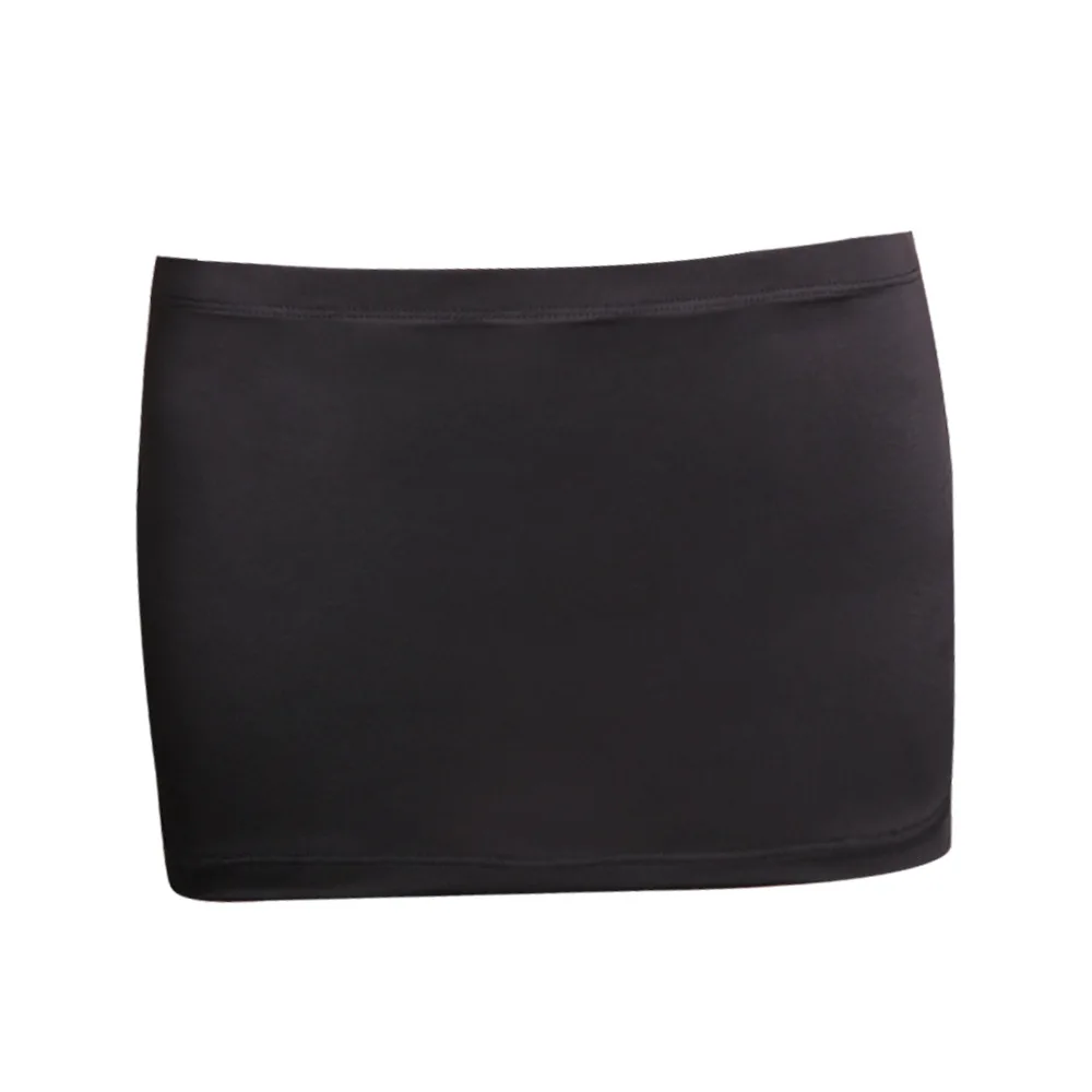 Горячая сексуальная ледяная шелковая облегающая Милая юбка-карандаш гладкая