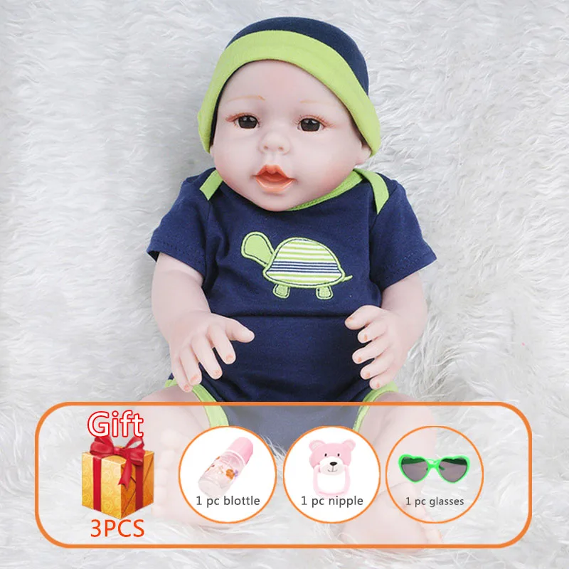 U005 20 дюймов Новорожденные куклы Reborn Baby реалистичные мягкие силиконовые реалистичные куклы ручной работы для малышей игрушки для детей Подарки - Цвет: U005