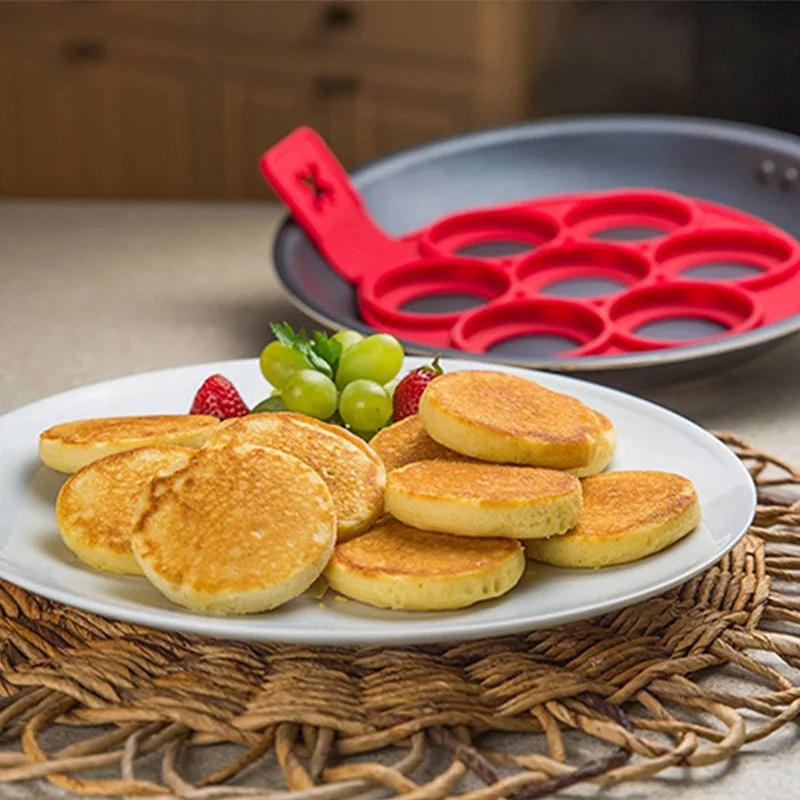 1 шт. силиконовые антипригарным фантастические яйцо блинница кольцо Кухня