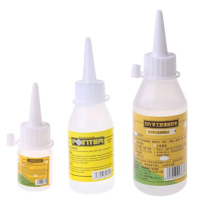 

20/50/100ml Liquid Glue Alcohol Adhesive Textile Fabric Stationery Scrapbooking Dropshipping