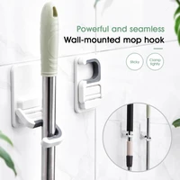 mop and broom holder non slip folding wall hook wall mounted broom organizer home storage rack