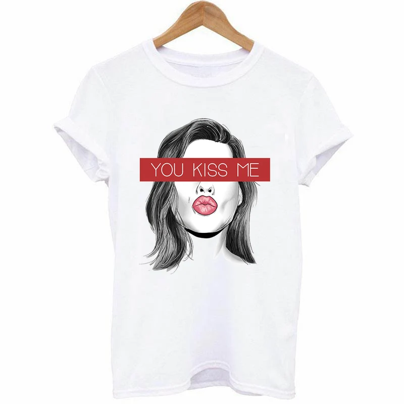 Термонаклейки на одежду YOU KISS ME модные термонаклейки для девочек | Дом и сад