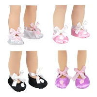 doll shoes 7 cm cloth ballet fit 16 18 inch girls 43 46cm newborn baby little dolls clothes accessories dancing boots