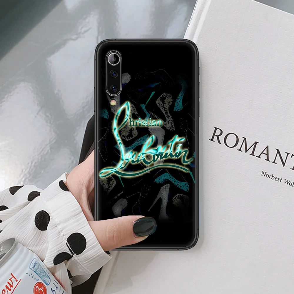 

Louboutine Fashion Luxury Brand Phone Case For Xiaomi Mi Note 10 A3 9 MAX 3 A2 8 9 Lite Pro Ultra Black black Cover Pretty