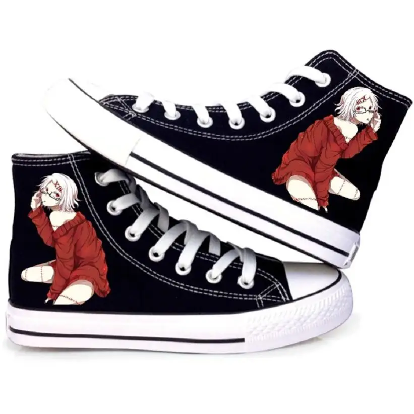 

Anime Cos Tokyo Ghoul JUZO SUZUYA / REI boy CCG Canvas Shoes plimsolls rope soled shoes