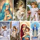 Набор для вышивки крестиком 11CT с мультяшным ангелом