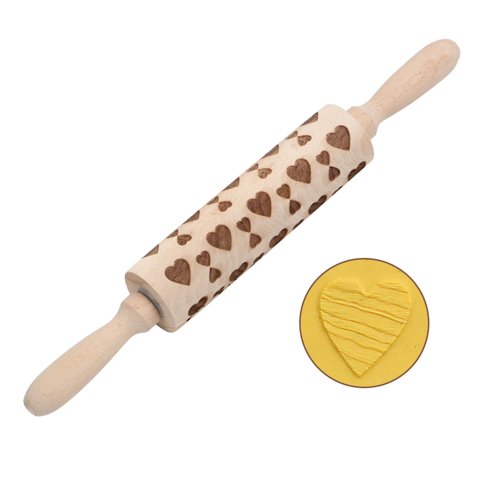 Скалка Для Тиснения динозавр корова овца свинья в форме костей узоров деревянная