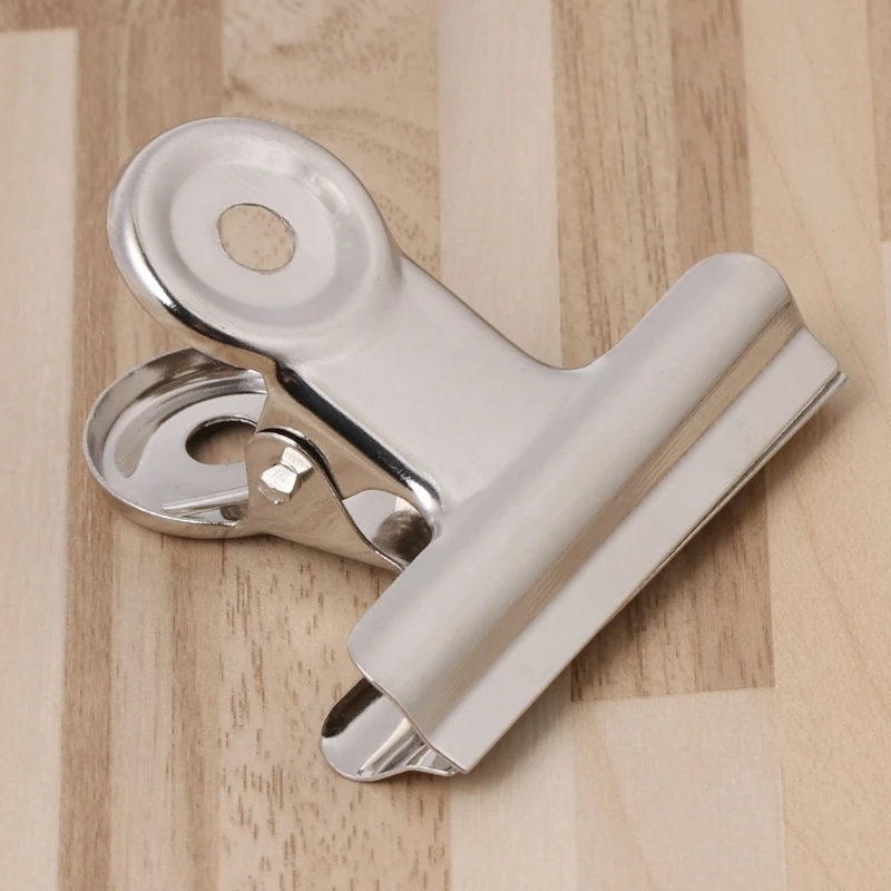 Прямая поставка металлический бульдог клип пищевой Герметик мешок зажим офисная