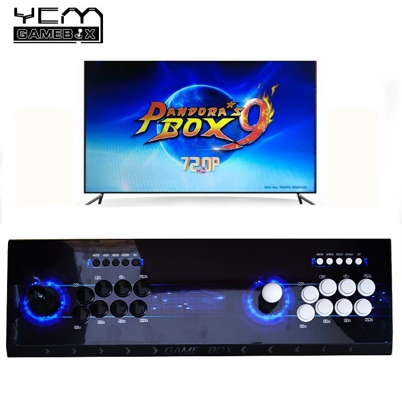 Pandora box 9 1500 В 1 аркадная игровая консоль для ТВ ПК и PS3 монитор Поддержка HDMI VGA выход