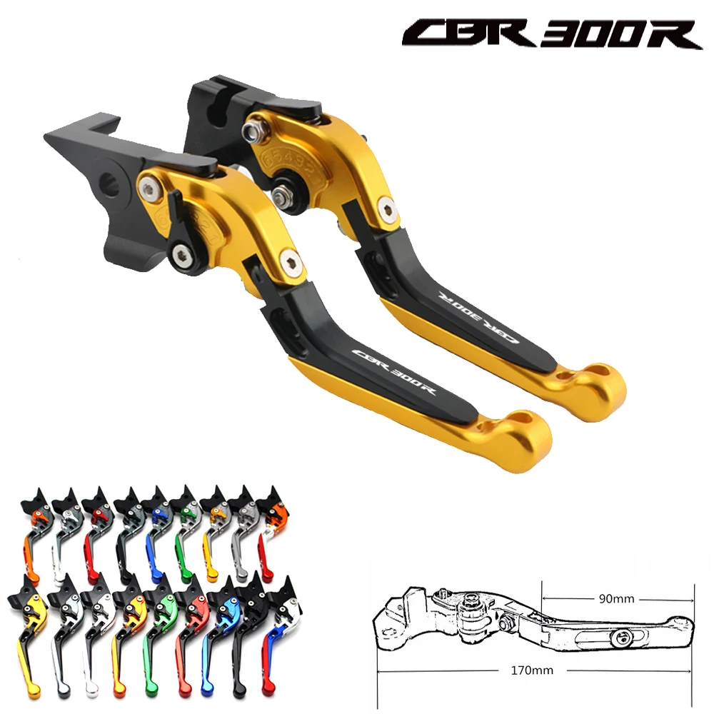 

For Honda CB300R 2019 CB 300R Adjustable folding brake clutch lever with CNC LOGO motorcycle accessories