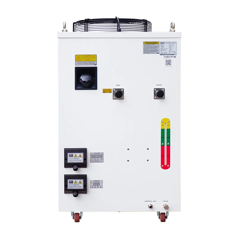 S&A CW-5000DG Industrial Water Chiller for Single 80W or 100W CO2 Glass Laser Tube Cooling 0.41HP AC 1P 110V 60Hz