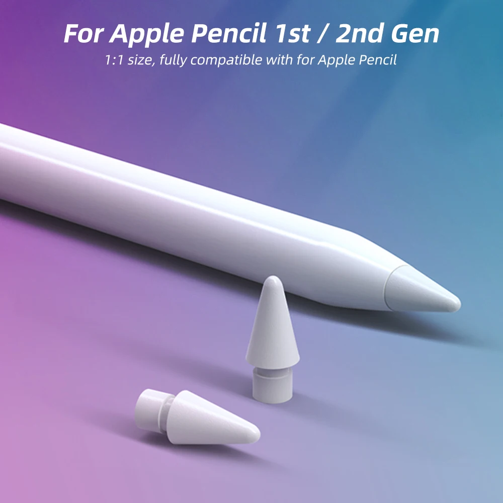 Запасной наконечник для карандаша Apple Pencil 1-го 2-го поколения с чехлом