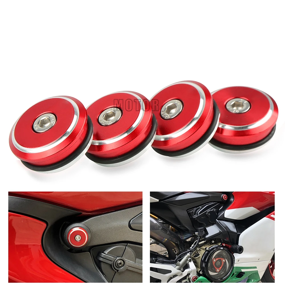 Мотоциклетные алюминиевые рамки декоративные крышки для Ducati 1299 Panigale S 2015 2016 2017 899