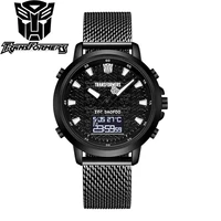 disney original men sport smart wristwatch military pedometer calorie distance stop watch thermometer chronography dual display