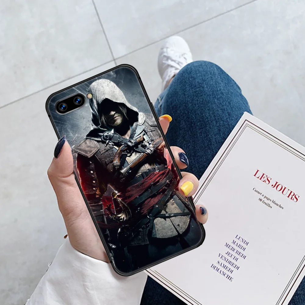 

Assassin's Creed Game Phone Case Cover Hull For HUAWEI Honor 6A 7A 7C 8 8A 8S 8x 9 9x 10 10i 20 Lite Pro black Bumper Silicone